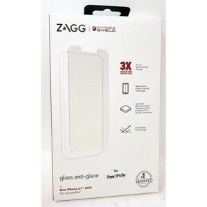 Zagg Screen Protector for iPhone 13 Pro Max 6.7 2021, Glass Anti-Glare, NEW